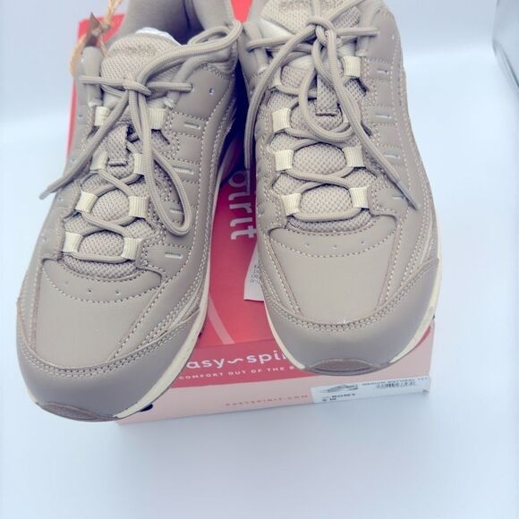 WOMEN'S EASY SPIRIT ROMY WALKING SNEAKERS Taupe shoes 8 - Picture 7 of 15